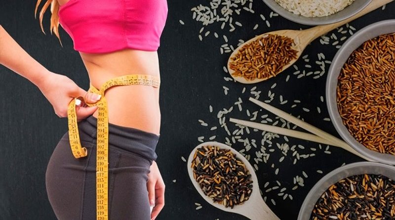 giảm mỡ bụng bằng gạo lứt