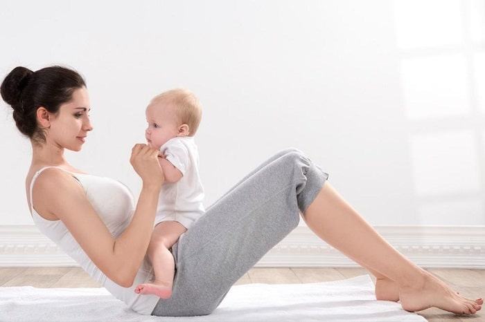 giảm mỡ bụng sau sinh 5 tháng