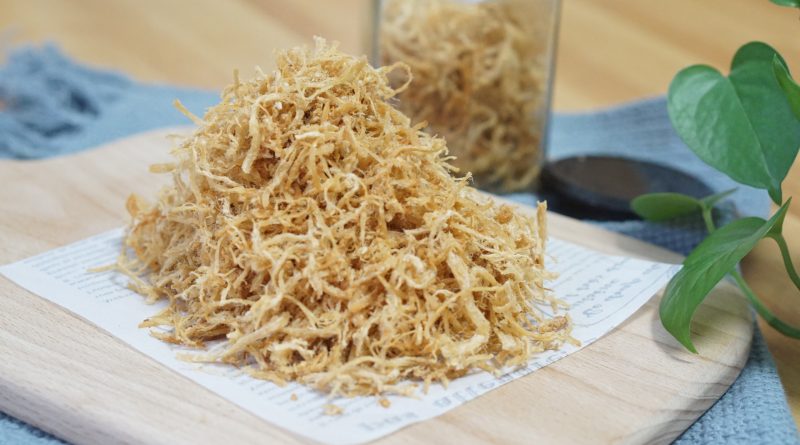 Cách làm ruốc ức gà giảm cân