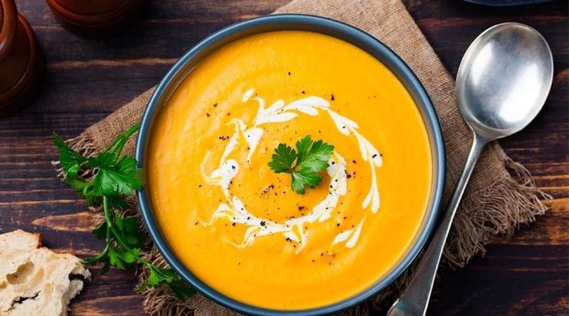 Cách nấu súp bí đỏ giảm cân